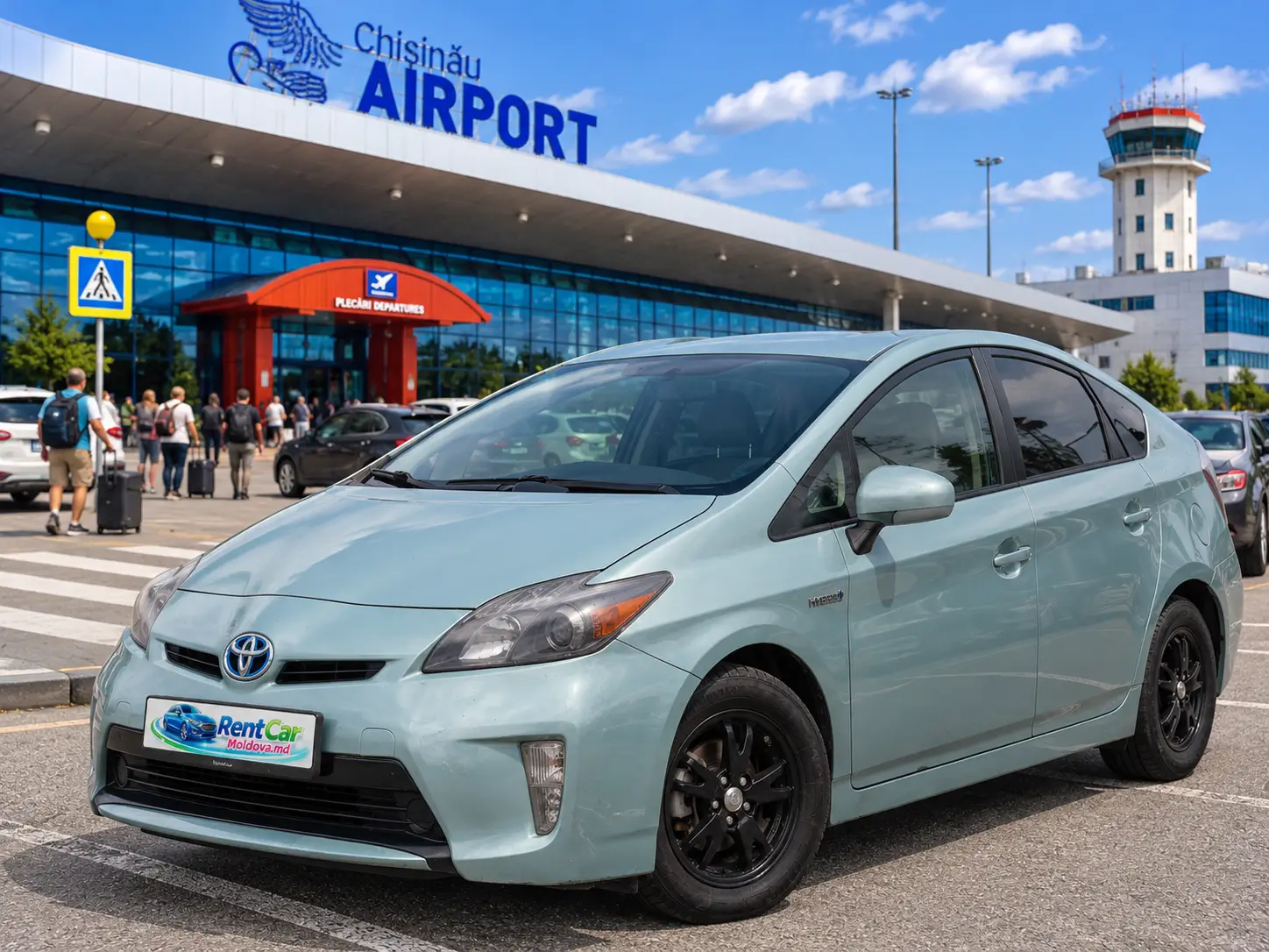 Toyota Prius 30 Hybrid 2015 зелёный металлик — прокат авто в Кишиневе с доставкой в аэропорт